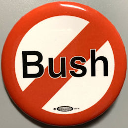 #PL397 - No Bush 2004 Presidential Election Pinback