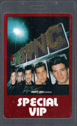 ##MUSICBP1656 - 2001 NSYNC OTTO Laminated Speci...