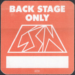 ##MUSICBP1837 - Crosby, Stills, and Nash OTTO Cloth Backstage Only Pass from the 1982  Tour