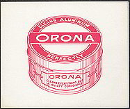#ZLP076 - Orona Aluminum Cleaner Box End Label