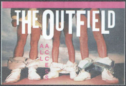 ##MUSICBP1643 - The Outfield OTTO Cloth All Access Pass from the 1987 Bangin' On My Heart Tour