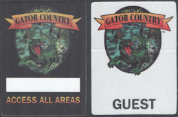 ##MUSICBP2037 - Pair of Gator Country (Molly Hatchet) OTTO Cloth All Areas and Guest Passes from 2006