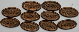 #BEADS0919 - Group of 12 Copper "Paris" Findings