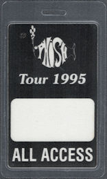 ##MUSICBP1962 - Phish OTTO Cloth Laminated All Access Pass from the 1995 A Live One Tour