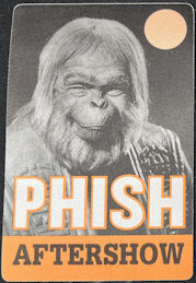 ##MUSICBP1710 - PHISH OTTO Cloth After Show Pass from the 1998 Story of the Ghost Tour - Dr. Zauis (Planet of the Apes)