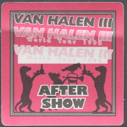 ##MUSICBP1750 - Van Halen OTTO Cloth After Show...