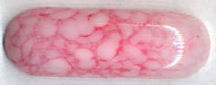 #BEADS0721 - Large Ground Glass 30mm Pink Coral Matrix Glass Cabochon - As low as 25¢ each