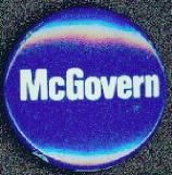 #PL093 - McGovern Round Pinback - Colors Vary