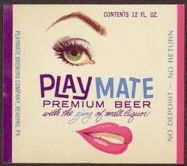 #ZLBE059 - Playmate Premium Beer Label
