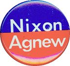 #PL098 - Blue and Red Nixon Agnew Pinback