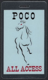 ##MUSICBP1017 - Poco Laminated All Access Backstage Pass from the 2002 Running Horse Tour