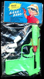 #TY720 - Rubber Band Powered Pop Bang Gun with Plastic Bullets