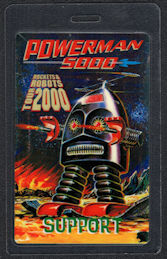 ##MUSICBP1022 - Powerman 5000 Laminated All Access Backstage Pass from 2000 Rockets & Robots Tour