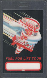 ##MUSICBPT0068 - Judas Priest OTTO Laminated Meal Tickets from the 1986 Fuel for Life Tour