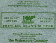 #DA038 - Princess Brand Butter Stick Wrapper