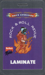 ##MUSICBP2036 - Dave Edmunds Laminated OTTO Backstage Pass from the 1990 "Rock & Roll Revue" Tour