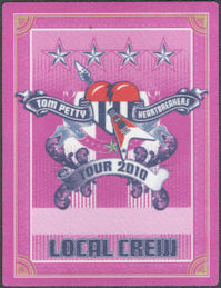 ##MUSICBP2051 - Fancy Tom Petty and the Heartbreakers Cloth OTTO Local Crew Backstage Pass from the 2010 Tour
