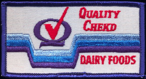 #DA097  - Quality Chekd Dairy Foods Cloth Patch