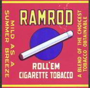 #ZLT026 - Ramrod Tobacco Pack Label