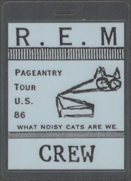 ##MUSICBP1956 - Rare R.E.M. OTTO Laminated Crew...