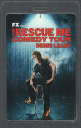 ##MUSICBP2139 - Denis Leary OTTO Laminated Backstage Pass from the 2009 Rescue Me Comedy Tour