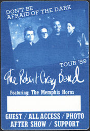 ##MUSICBP0192 - Robert Cray Otto Cloth Backstage Pass from the 1988 Don't Be Afraid of the Dark Tour