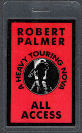 ##MUSICBP1035 - Robert Palmer Laminated All Access Backstage Pass from 1988 Heavy Touring Nova