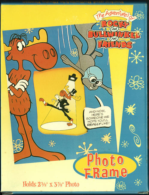 #CH474 - Group of 2 Licensed Rocky and Bullwinkle Photo Frames in Original Box