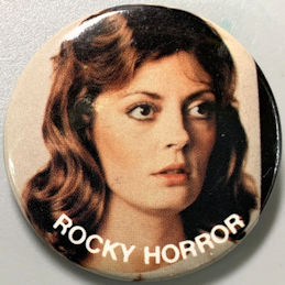 #CH582 - Licensed Rocky Horror Show Pinback - Janet