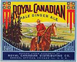 #ZLS021 - Royal Canadian Pale Dry Ginger Ale Label