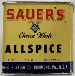 #CS477 - Full Tin of Sauer's Allspice