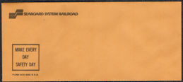 #CA073 - Seaboard System Railroad Envelope