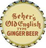 #BF129 - Group of 10 Seher's Old English Ginger Beer Soda Caps