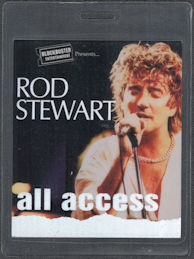##MUSICBP1917  - Rod Stewart Perri All Access Laminated Backstage Pass from the A Night to  Remember Tour