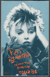 ##MUSICBP1323  - Rectangular 1986 Pat Benatar O...