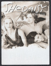 ##MUSICBP1051 -  SHeDaisy Cloth Backstage Passes from the 2004 Sweet Right Here Tour