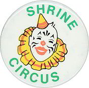 #TY777 - Shrine Circus Pinback