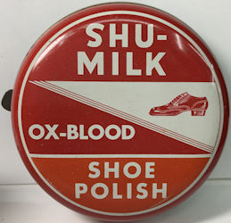 #CS471 - Shu-Milk Ox-Blood Shoe Polish Tin - Full