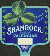 #SIGN002 - Sunkist Shamrock Valencias Sign