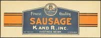 #SIGN010 - K and R Countrymaid Sausage Sign