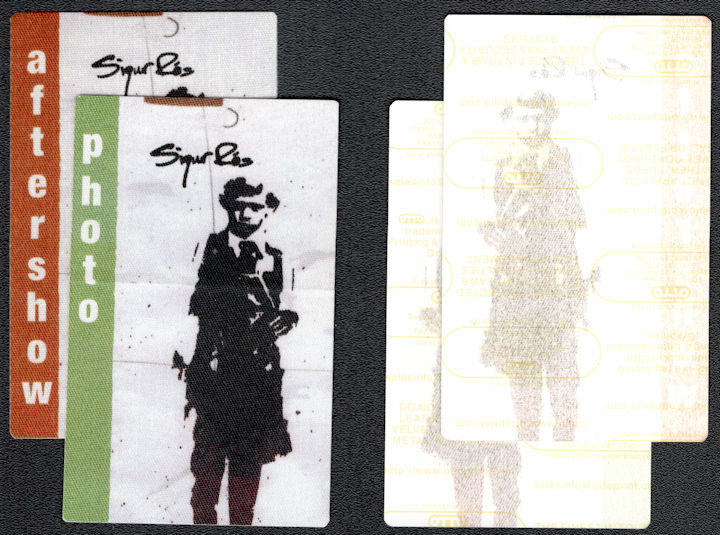 ##MUSICBP1098 - Pair of Sigur Ros OTTO Backstage After Show and Photo Passes from the 2006 Takk Tour