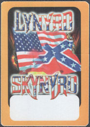 ##MUSICBP1634 - Lynyrd Skynyrd OTTO Cloth Backstage Pass from the 2001-02 Edge of Forever Tour
