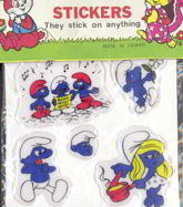 #CH144  - Package of Smurf Puffy Stickers