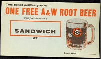 #SOZ018 - A & W Root Beer Coupon