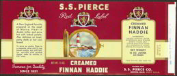 #ZLCA089 - S. S. Pierce Creamed FInan Haddie Can Label