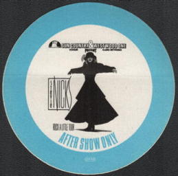 ##MUSICBP0301.1  - Round 1986 Stevie Nicks Rock a Little Tour OTTO Backstage Pass