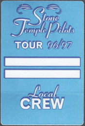 ##MUSICBP1730 - Stone Temple Pilots OTTO Cloth Local Crew Pass from the 1996/97 Tour