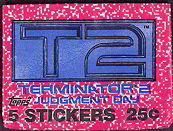 #Cards063 - Pack of 1991 Terminator 2 Judgement Day Stickers