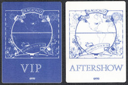 ##MUSICBP1207 - Pair of The Tragically Hip OTTO Cloth Backstage VIP and Aftershow Passes from the 1991 Road Apples Tour