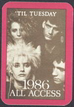 #MUSIC127  - 1986 'Til Tuesday Tour OTTO Ba...